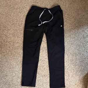 Figs Black Yola Skinny Scrub Pants